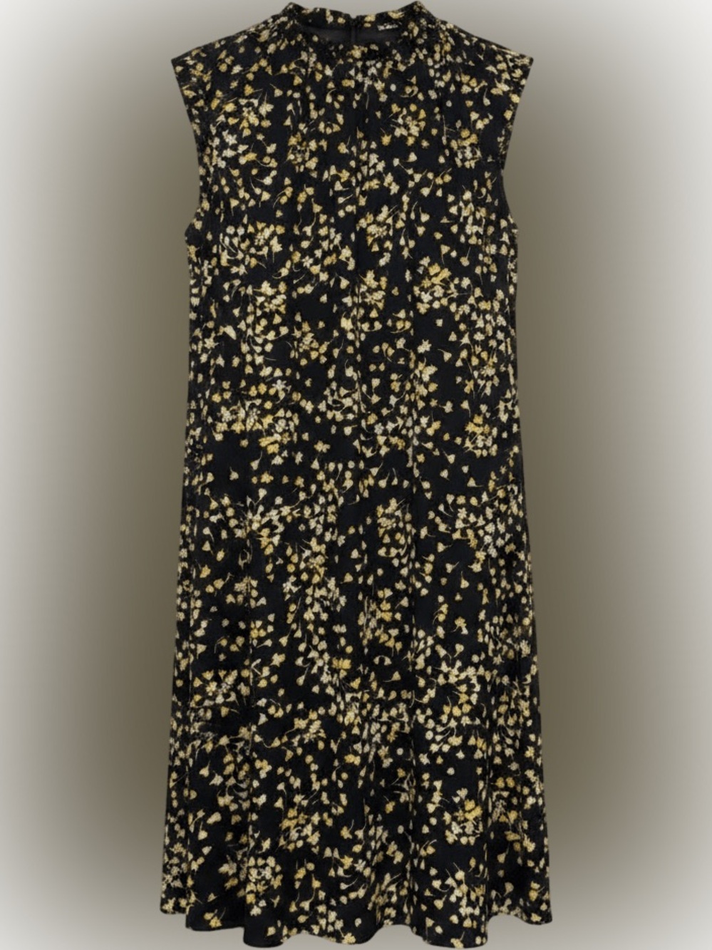 Tommy Hilfiger Navy Dress with Yellow Floral Print